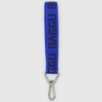 BAGGU LOGO KEYCHAIN: COBALT BLUE