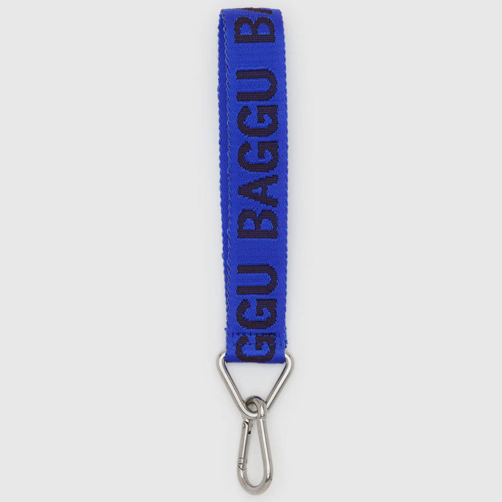 BAGGU LOGO KEYCHAIN: COBALT BLUE