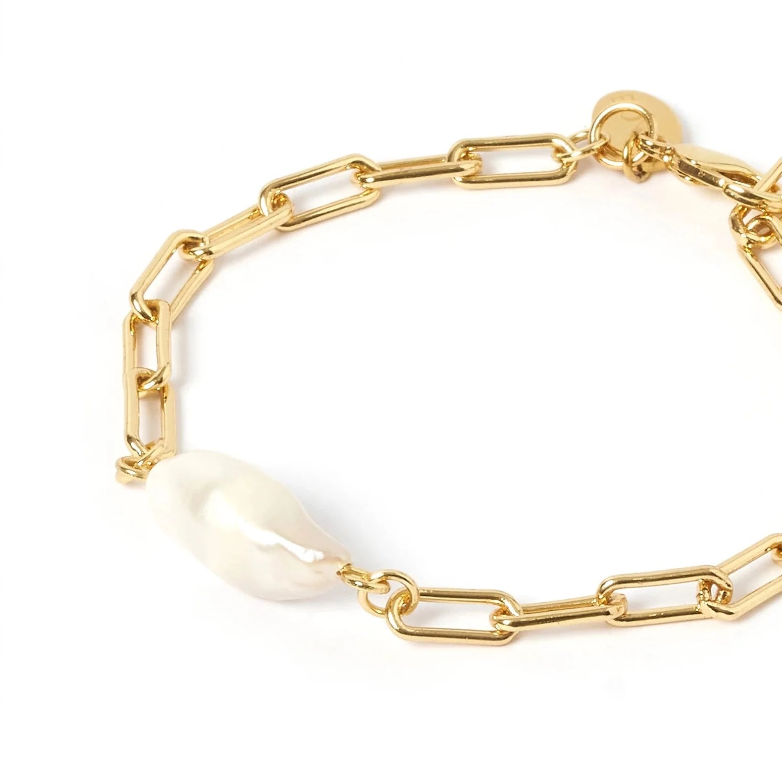 ARMS OF EVE DANIELLE GOLD & PEARL BRACELET