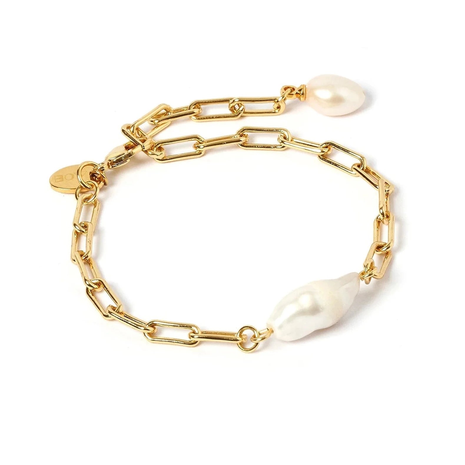 ARMS OF EVE DANIELLE GOLD & PEARL BRACELET