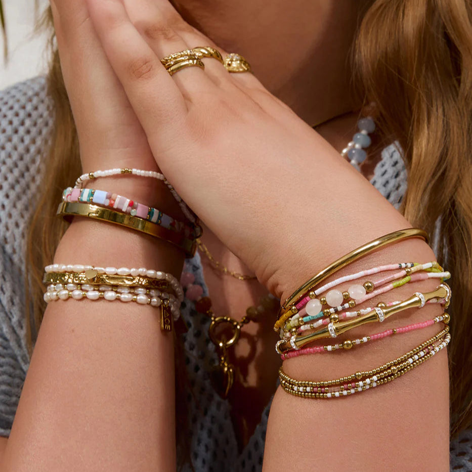 ARMS OF NELLIE BRACELET: BUBBLEGUM