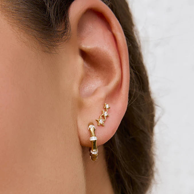 ARMS OF EVE ASTRA TRIPLE STAR EARRINGS