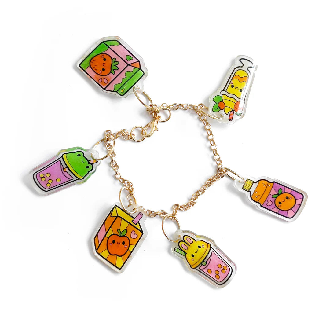 TIGER TRIBE SHRINKORAMA CHARM BRACELET: KAWAII DRINKS