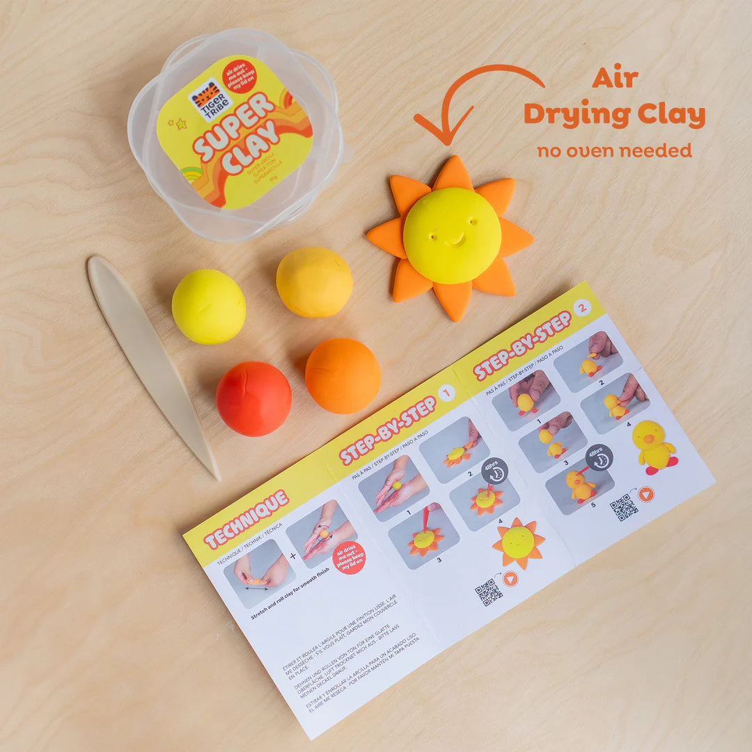 TIGER TRIBE SUPER CLAY: SUNRISE (YELLOW &amp; ORANGE)