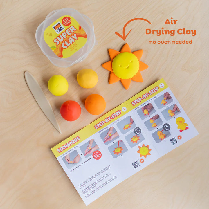 TIGER TRIBE SUPER CLAY: SUNRISE (YELLOW &amp; ORANGE)