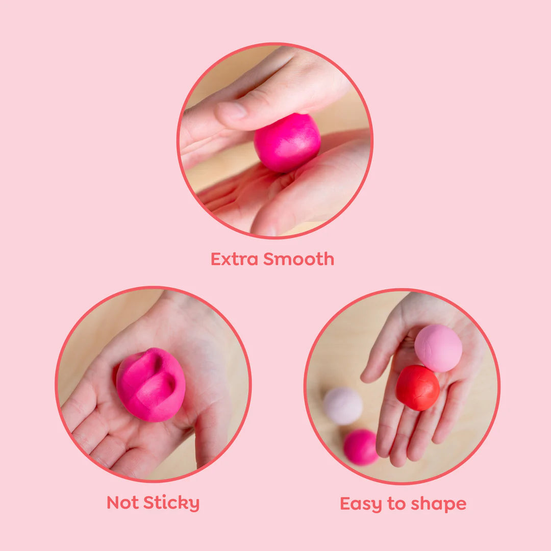 TIGER TRIBE SUPER CLAY: SUNSET (PINK & RED)