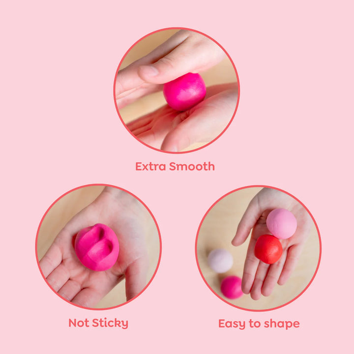 TIGER TRIBE SUPER CLAY: SUNSET (PINK &amp; RED)