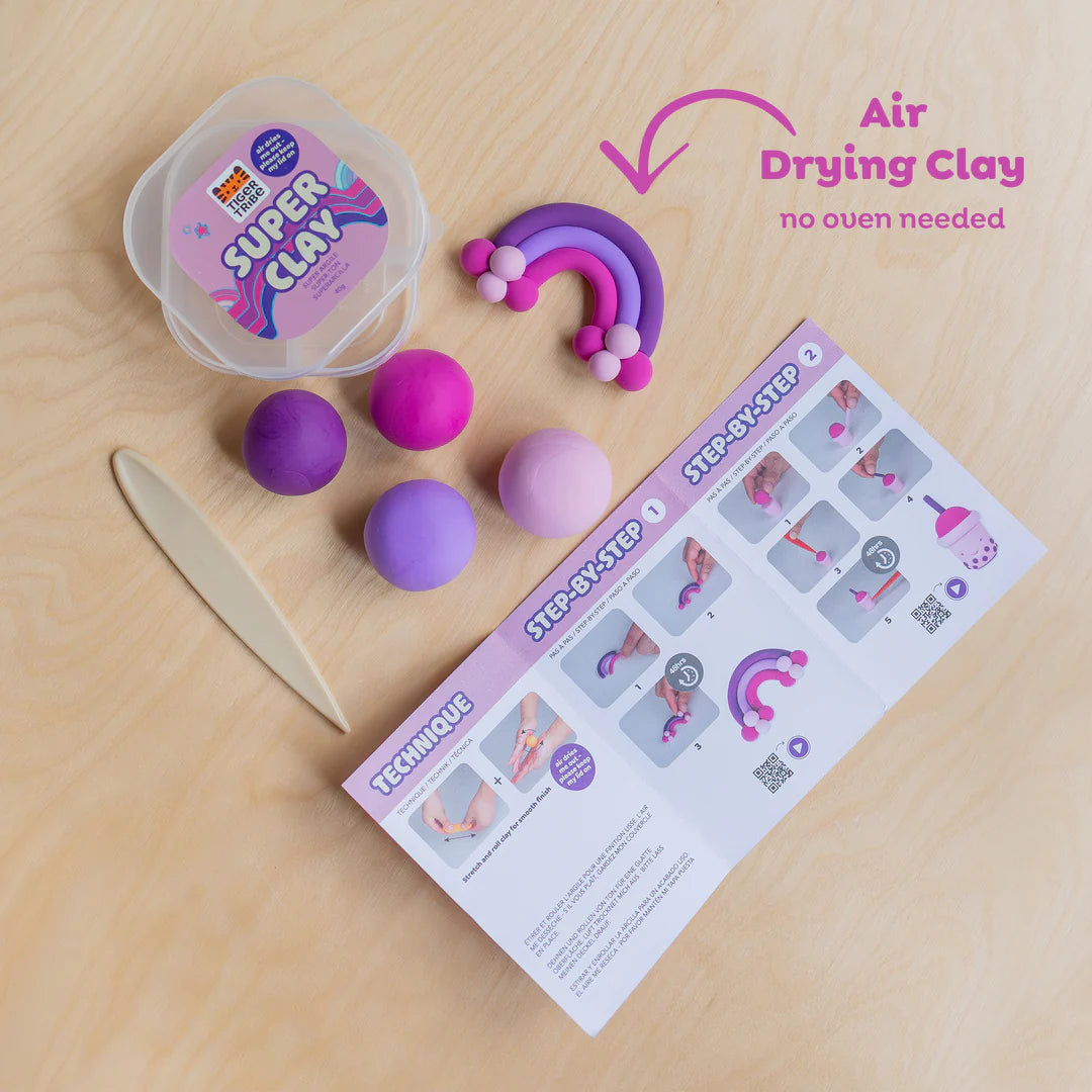 TIGER TRIBE SUPER CLAY: TWILIGHT (PURPLES)