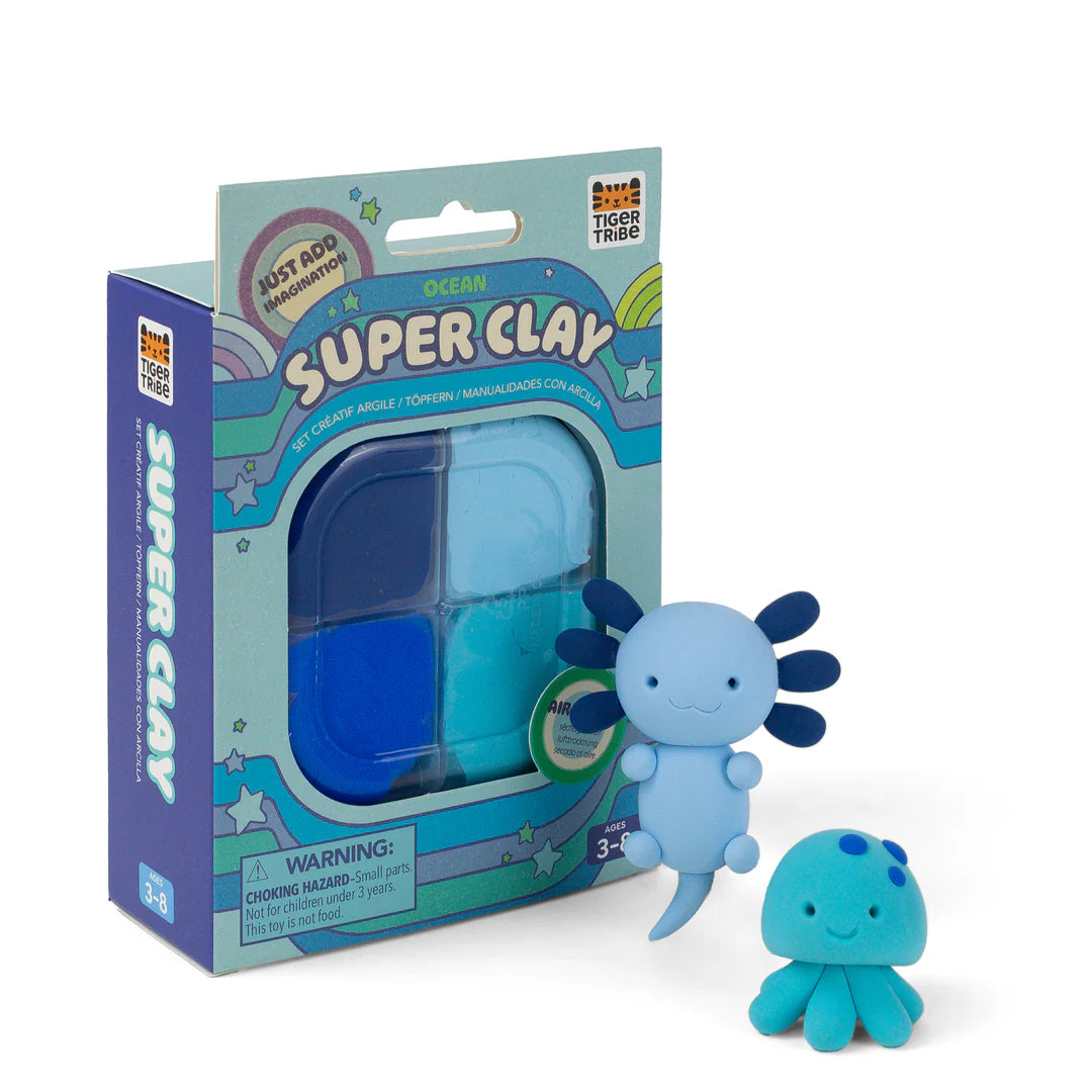 TIGER TRIBE SUPER CLAY: OCEANS (BLUES)