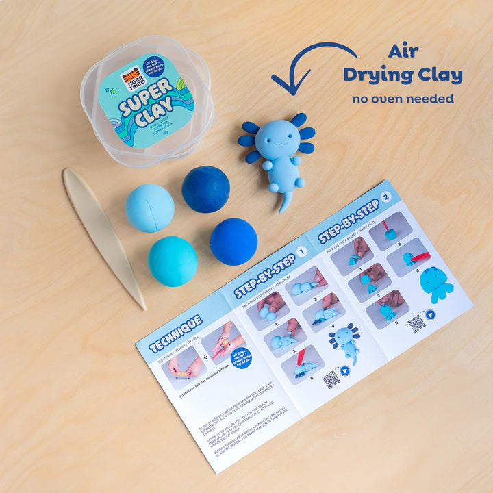 TIGER TRIBE SUPER CLAY: OCEANS (BLUES)