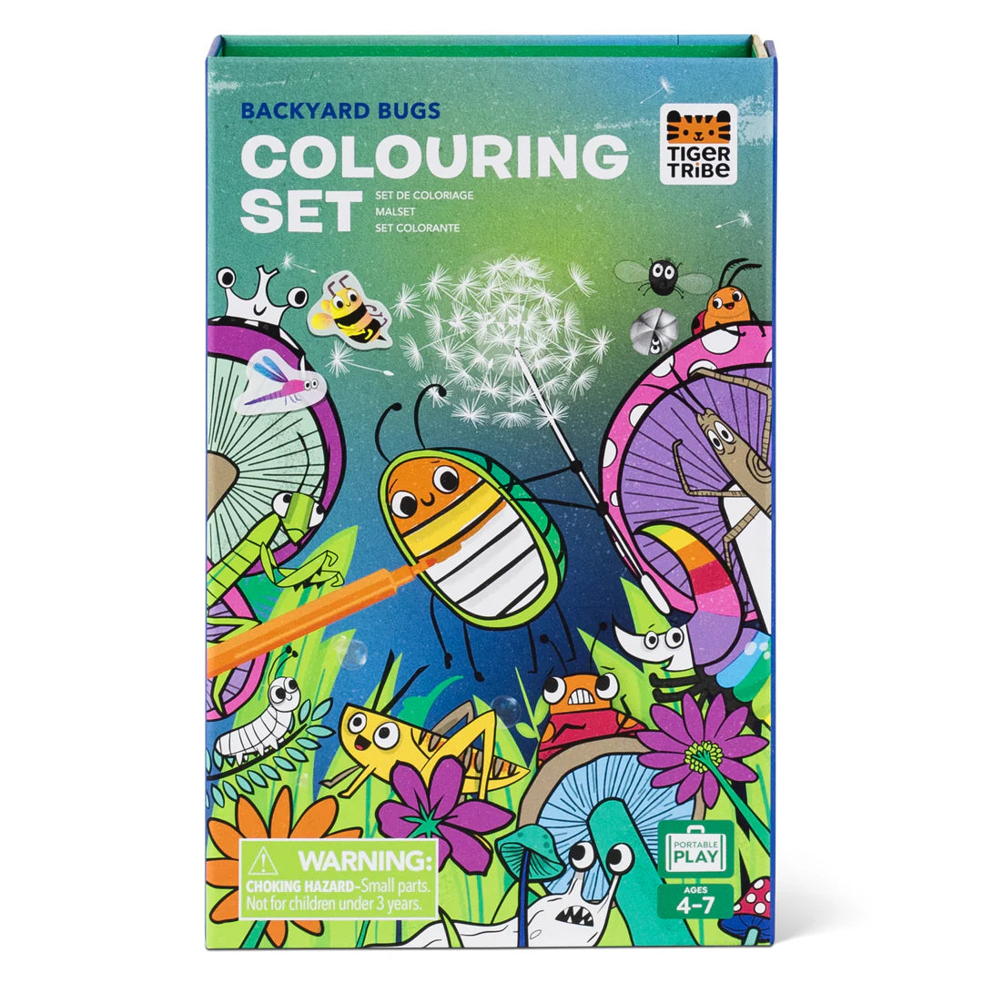 TIGER TRIBE COLOURING SET: BACKYARD BUGS