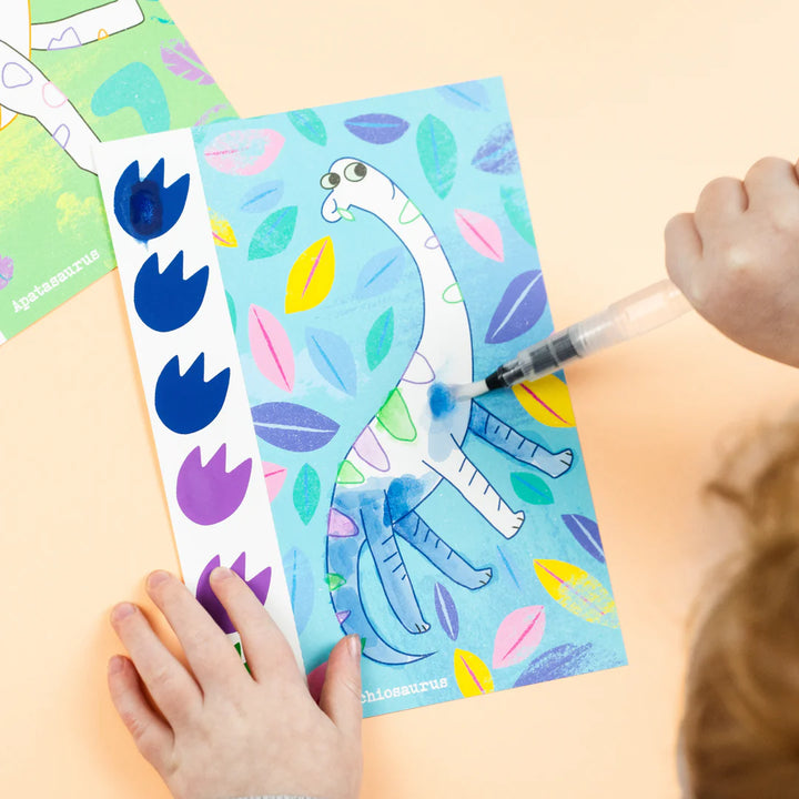 TIGER TRIBE PAINT-A-PICTURE SET: DINOSAURS