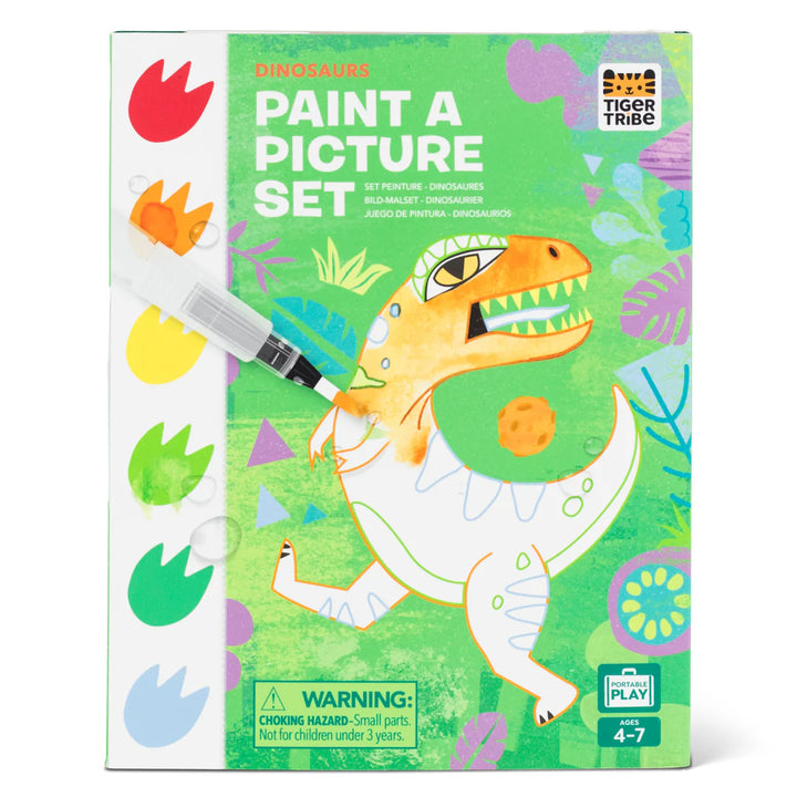 TIGER TRIBE PAINT-A-PICTURE SET: DINOSAURS