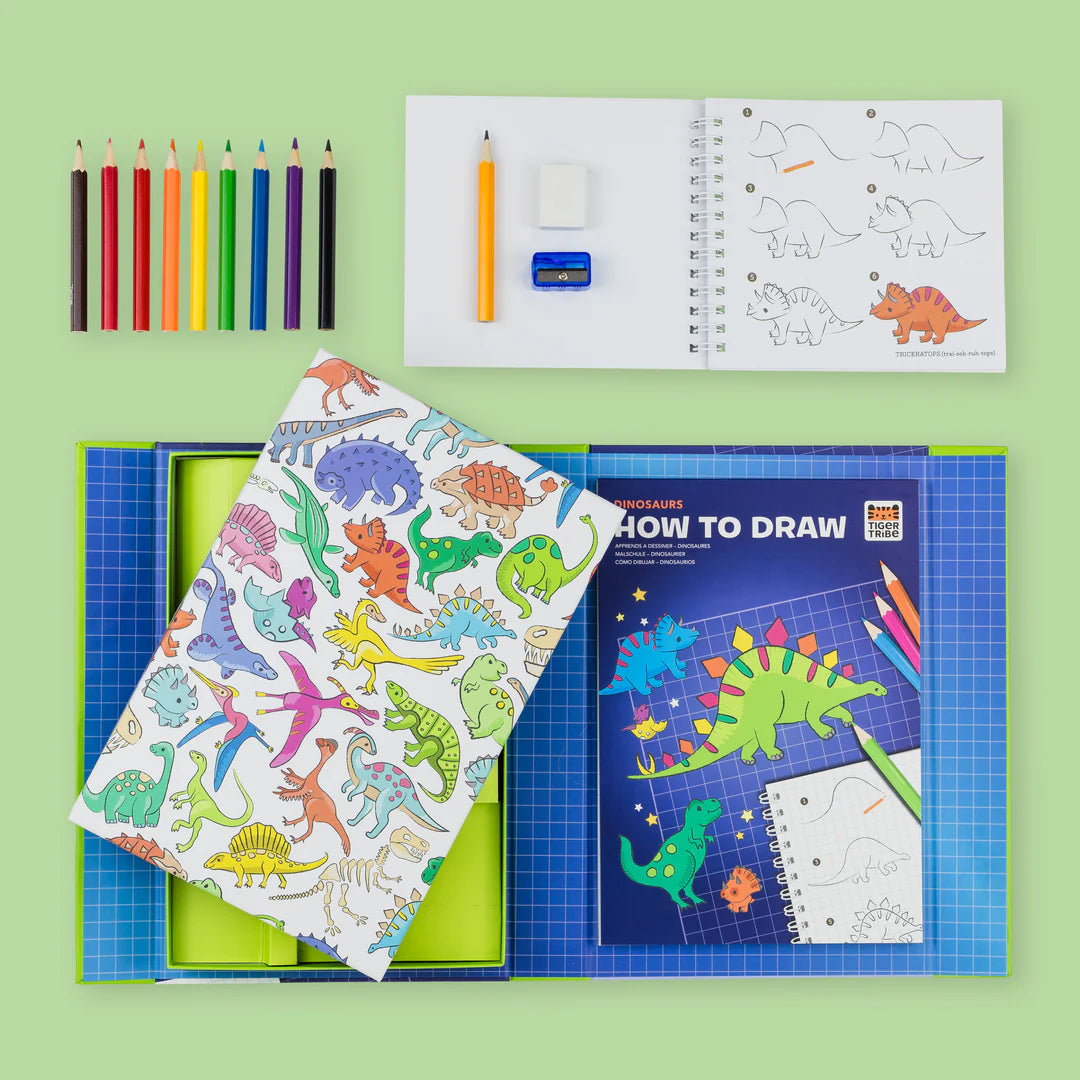 TIGER TRIBE HOW TO DRAW: DINOSAURS