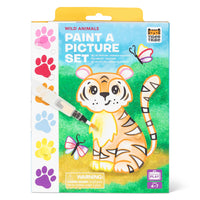 TIGER TRIBE PAINT-A-PICTURE SET: WILD ANIMALS
