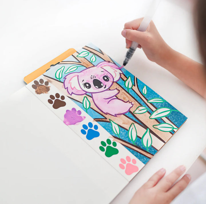 TIGER TRIBE PAINT-A-PICTURE SET: WILD ANIMALS