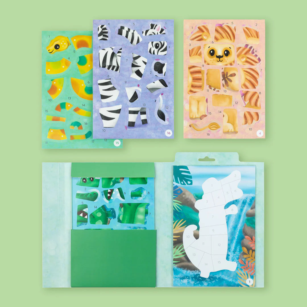 TIGER TRIBE STICKER BY NUMBERS: ANIMALS