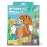 TIGER TRIBE STICKER BY NUMBERS: DINOSAURS