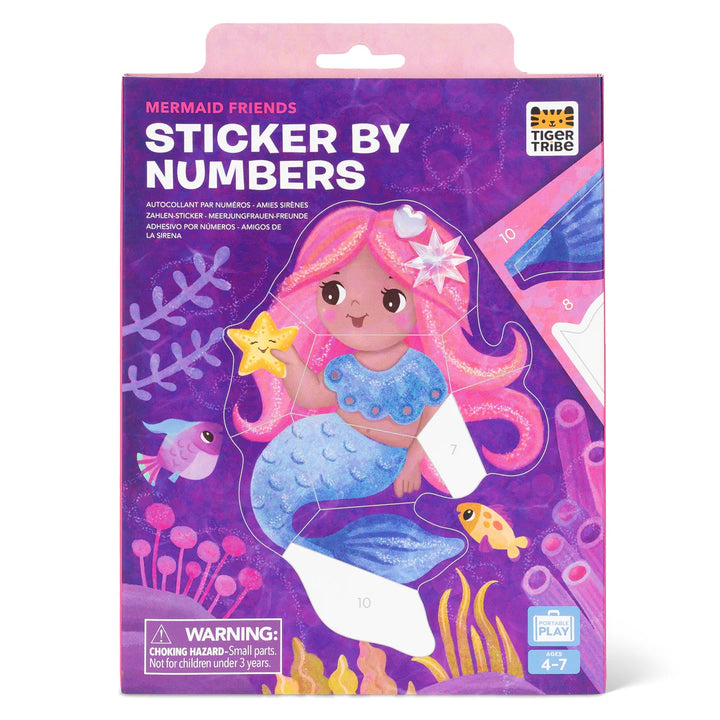TIGER TRIBE STICKER BY NUMBERS: MERMAID FRIENDS