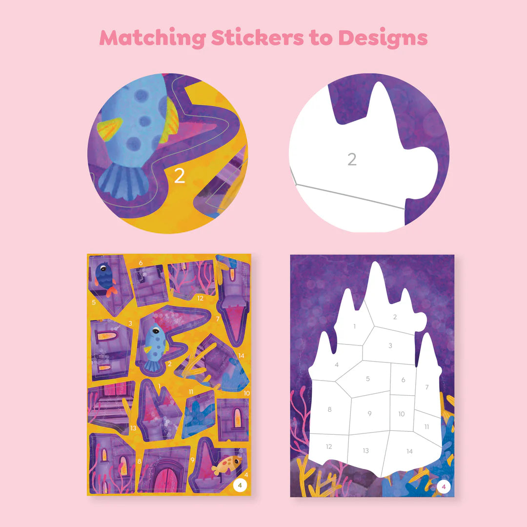 TIGER TRIBE STICKER BY NUMBERS: MERMAID FRIENDS
