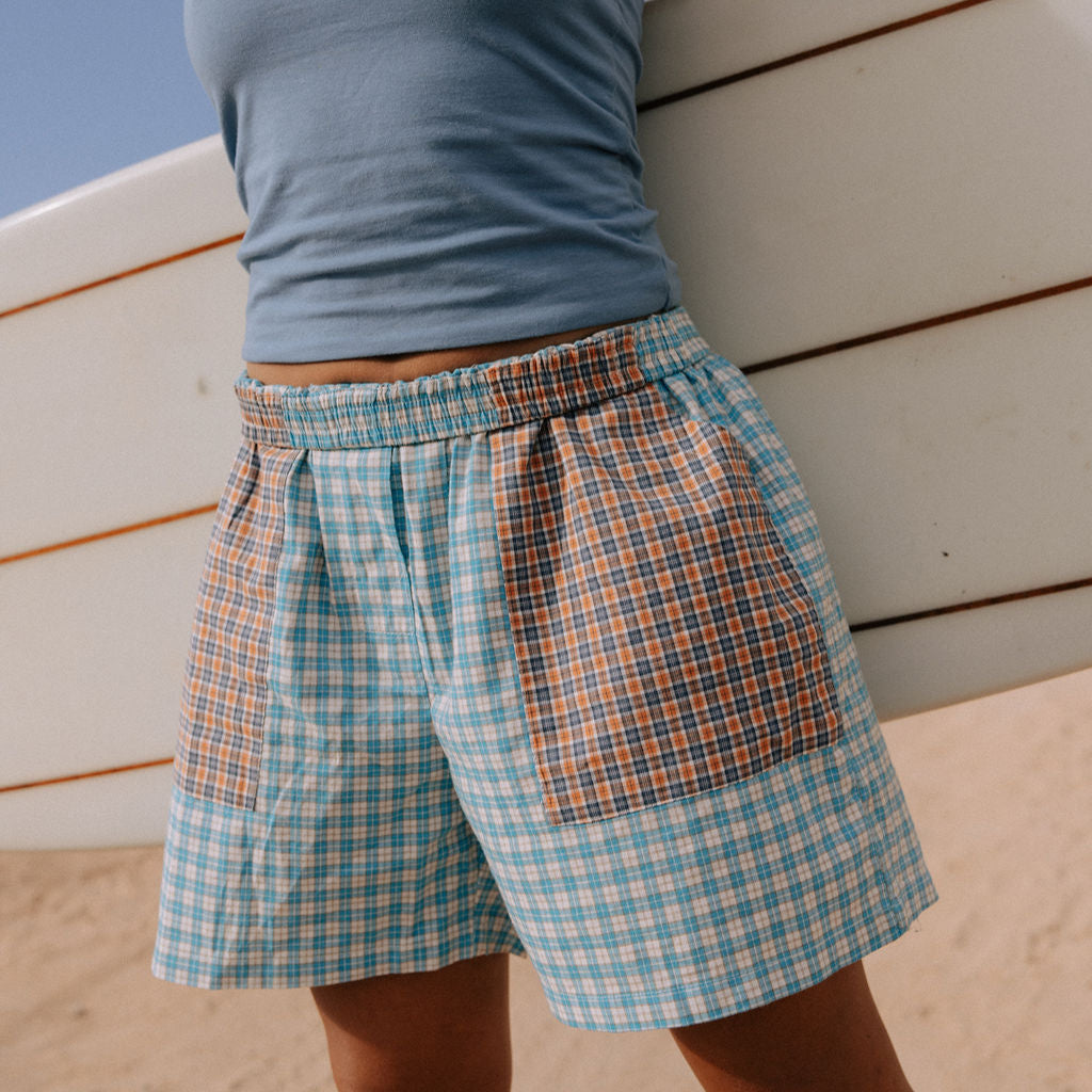 ATMOSEA PLAY SHORT: PLAID