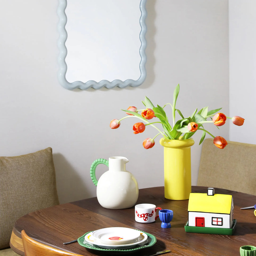 KLEVERING TURBAN VASE: YELLOW