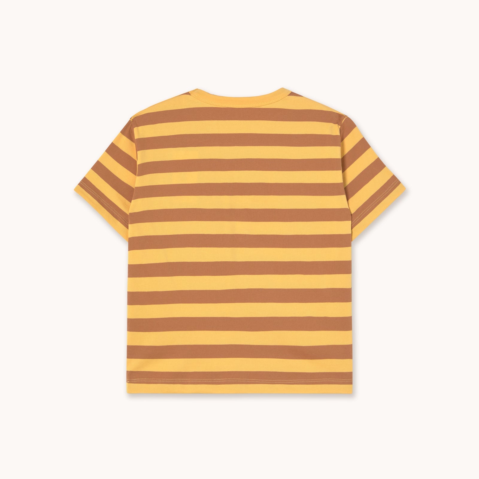 TINY COTTONS STRIPES KNIT TEE: SOFT YELLOW