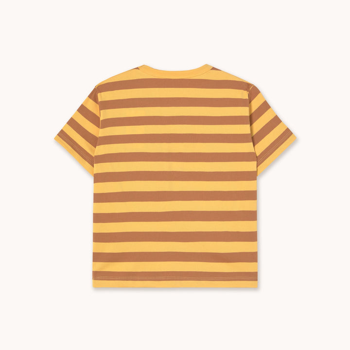 TINY COTTONS STRIPES KNIT TEE: SOFT YELLOW