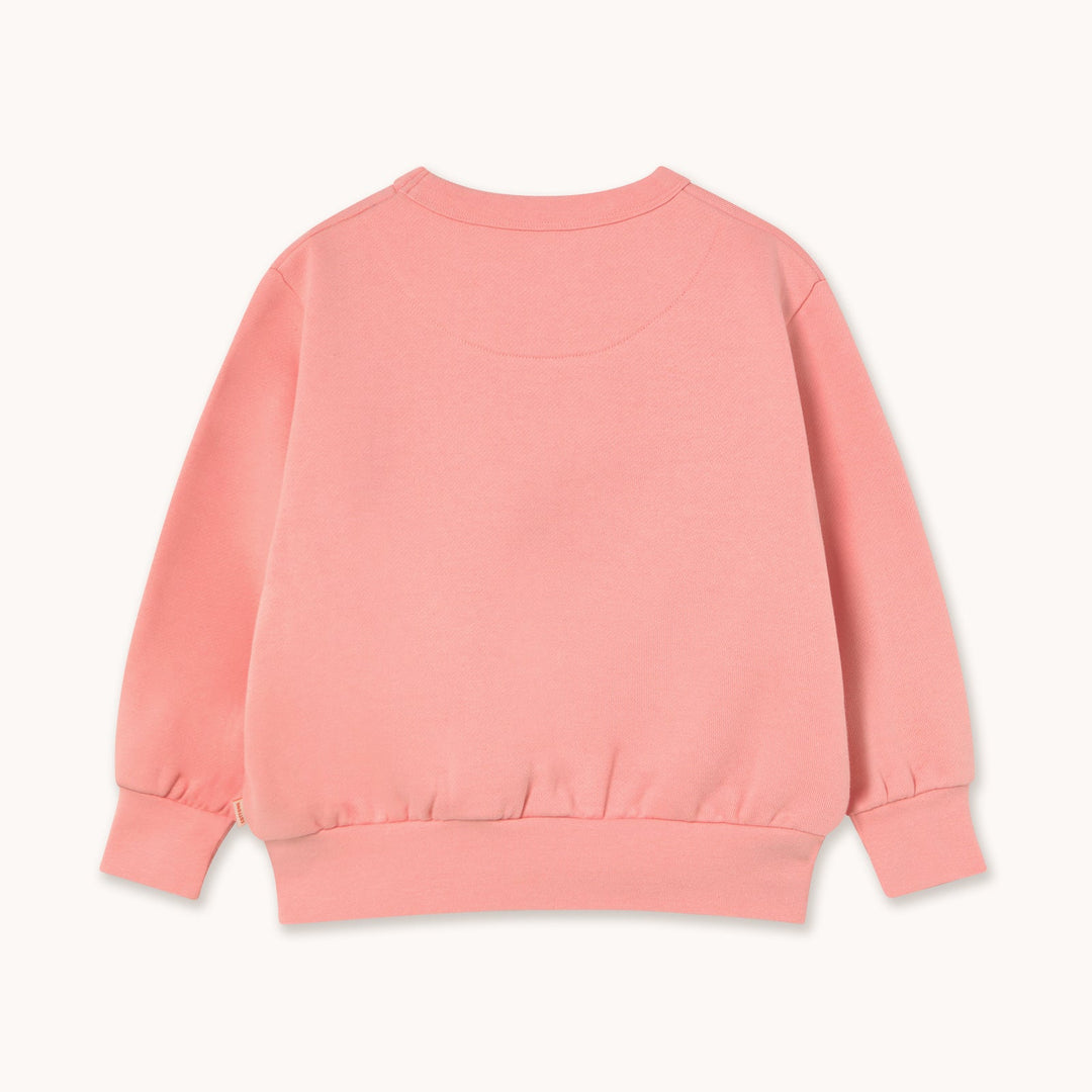 TINY COTTONS WORM GRAPHIC SWEATSHIRT: PINK