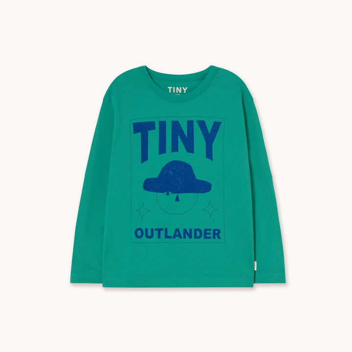TINY COTTONS OUTLANDER GRAPHIC LONG SLEEVE TEE: EMERALD