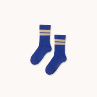 TINY COTTONS STRIPES SOCKS: DARK BLUE