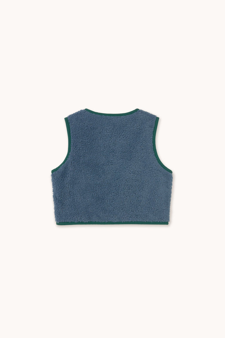 Tiny Cottons Sherpa Vest back