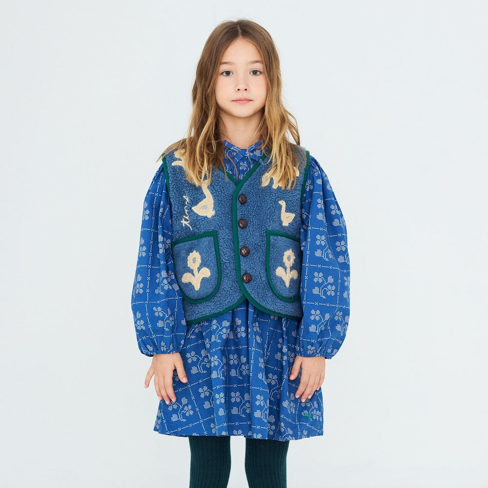 Tiny Cottons Sherpa Vest worn