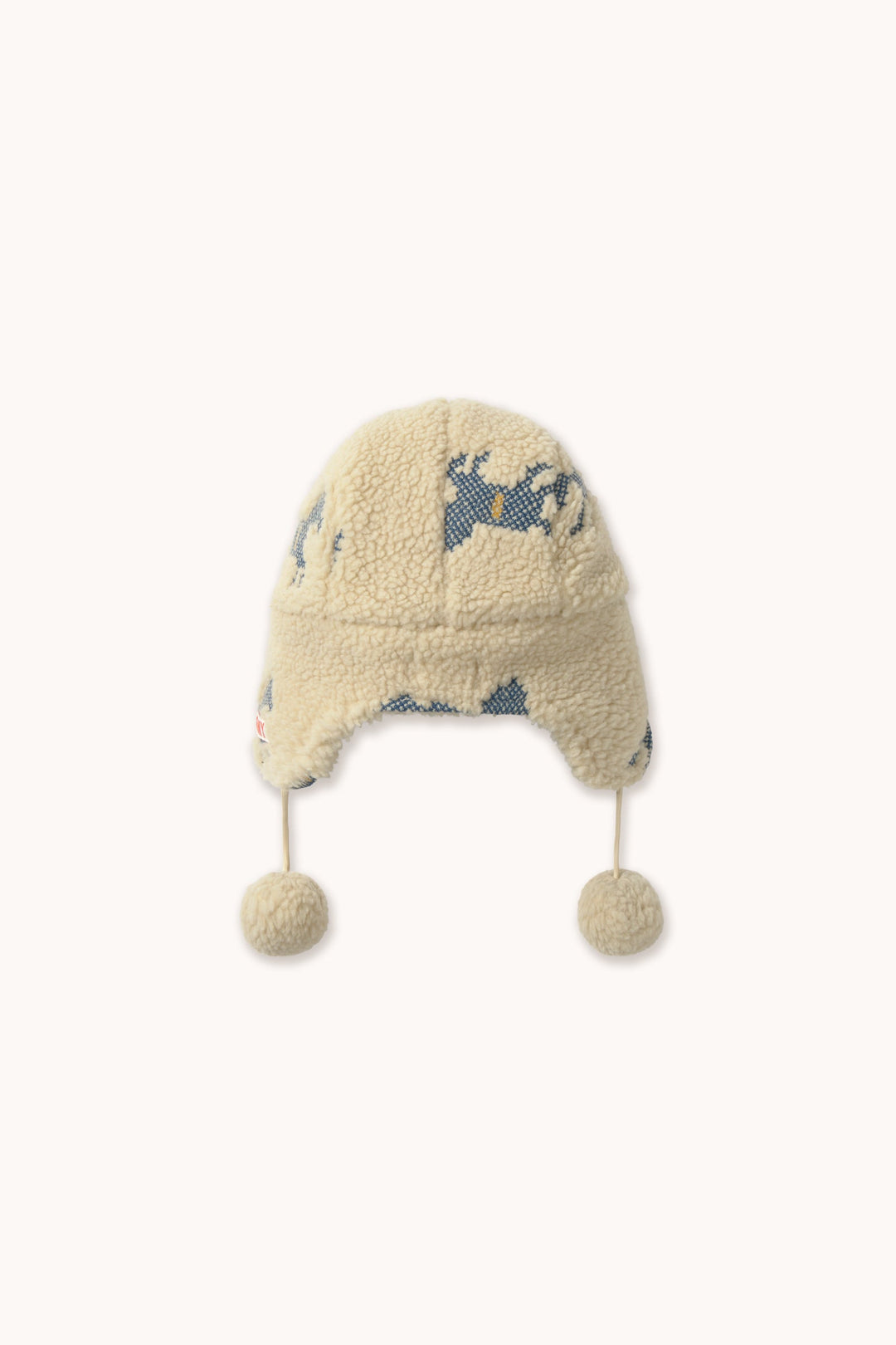 Tiny Cottons Horses Sherpa Earflap Beanie side