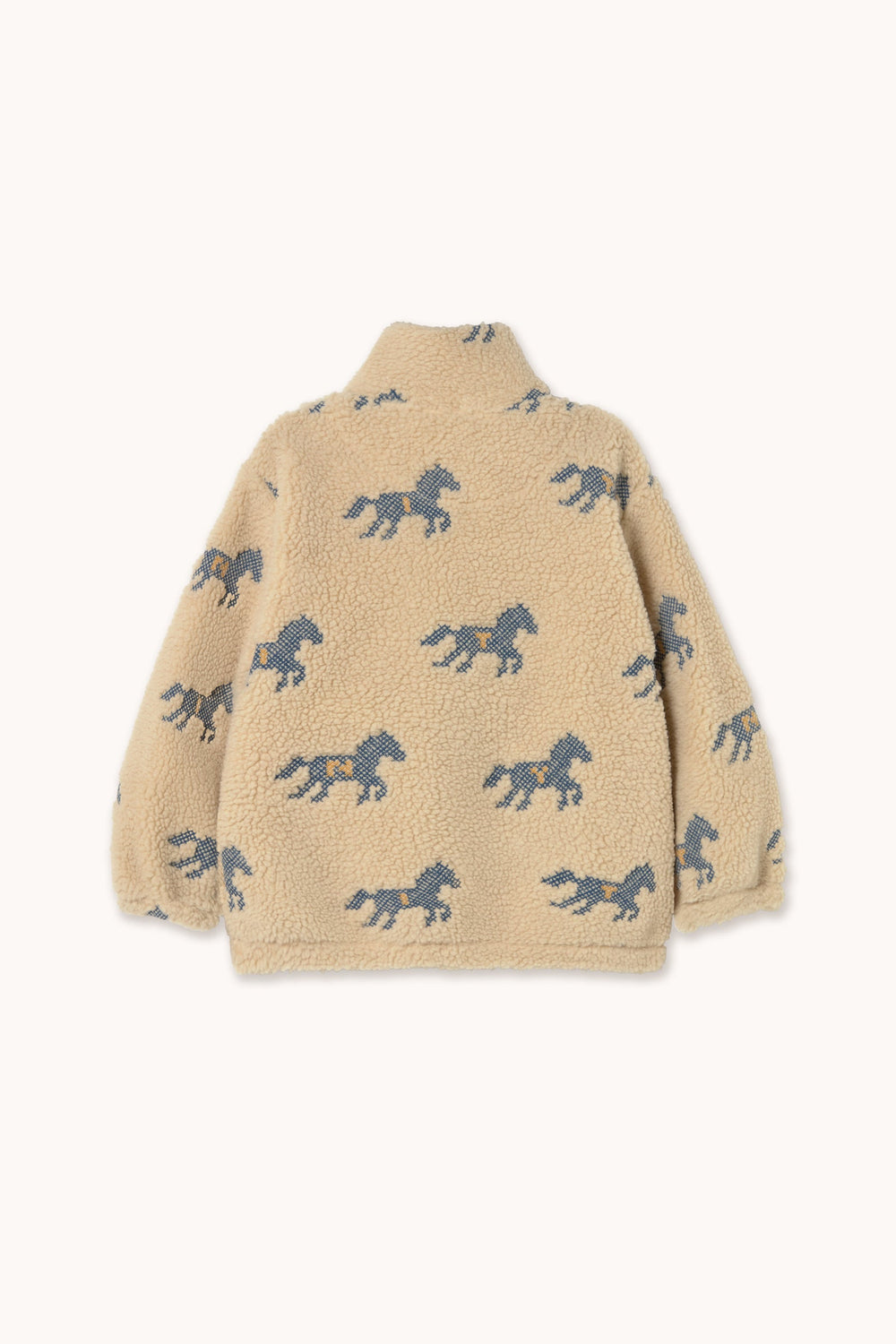 Tiny Cottons Horses Sherpa Sweatshirt back