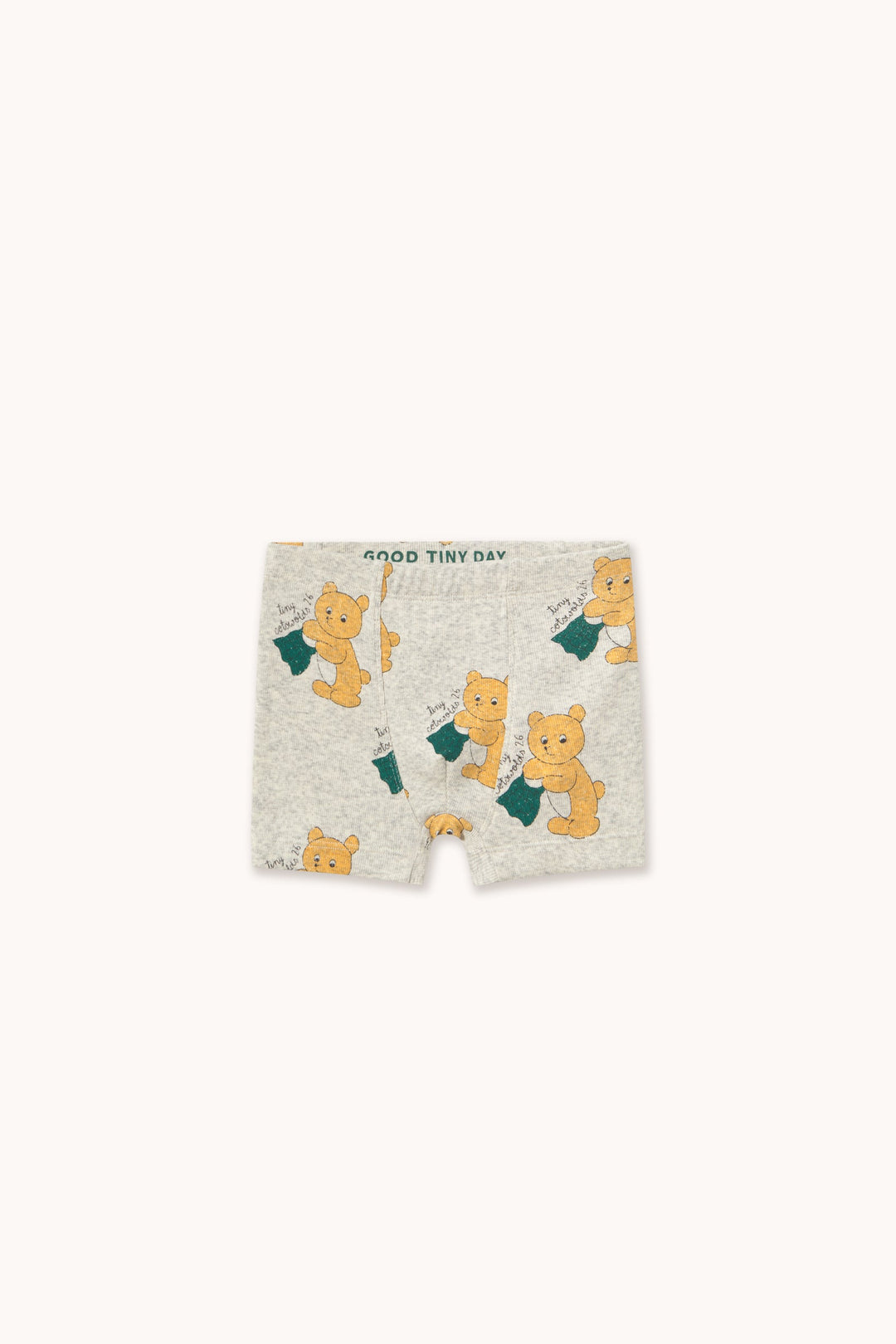 Tiny Cottons Bears Boxers light cream melange