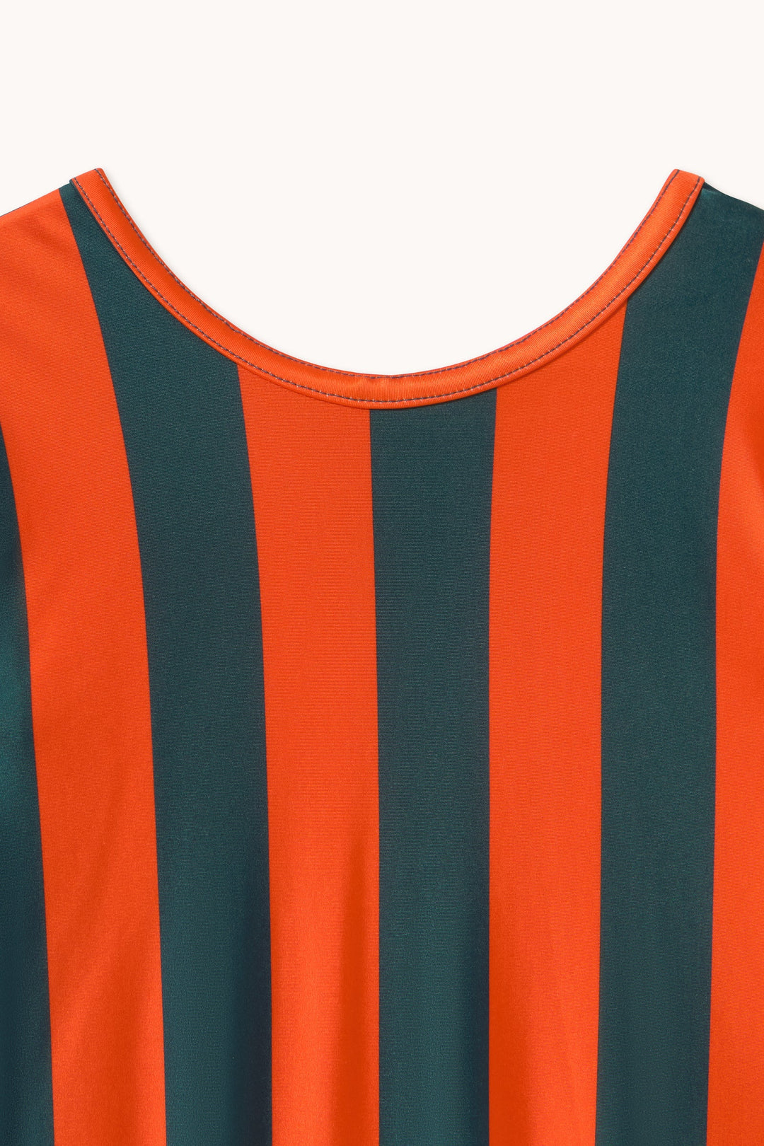 Tiny Cottons Red-Blue Stripes Shiny Body: Summer Red - on model