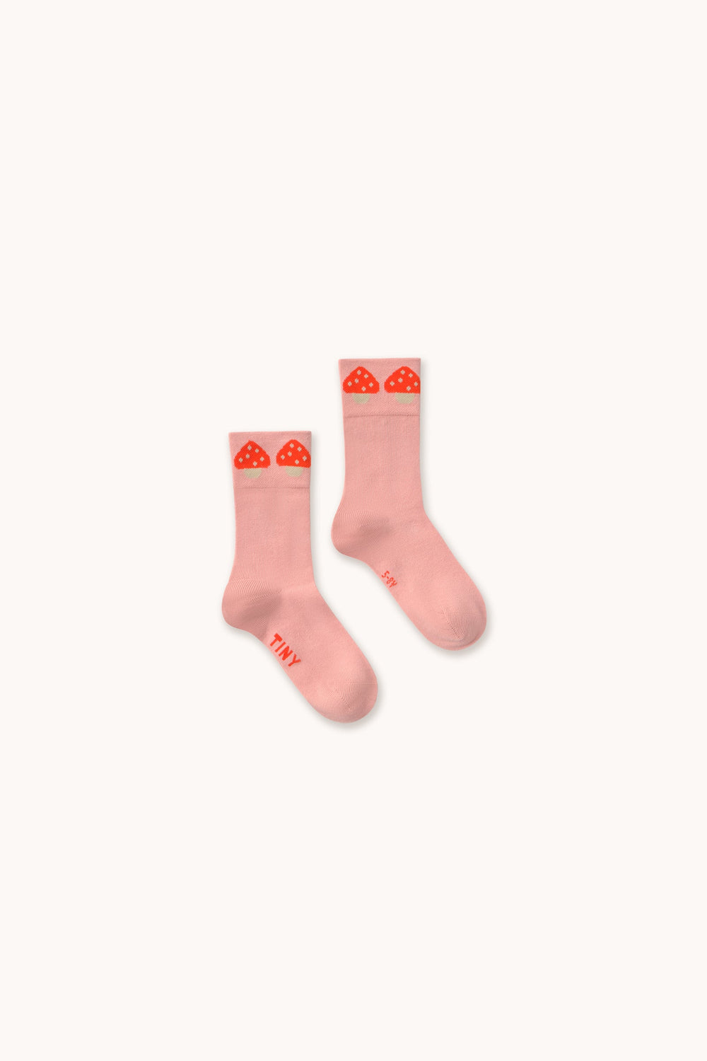 Tiny Cottons Mushrooms Quarter Socks worn