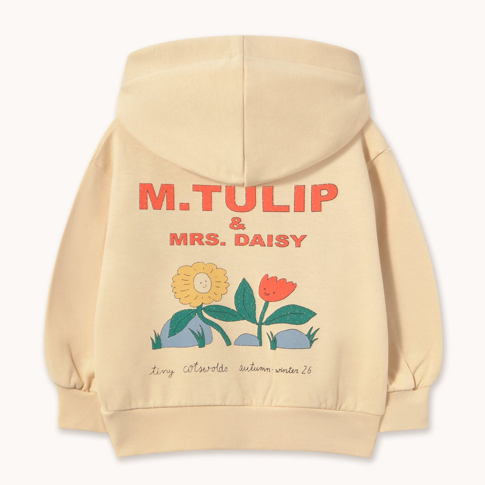 Tiny Cottons Tulip and Daisy Graphic Hoodie back