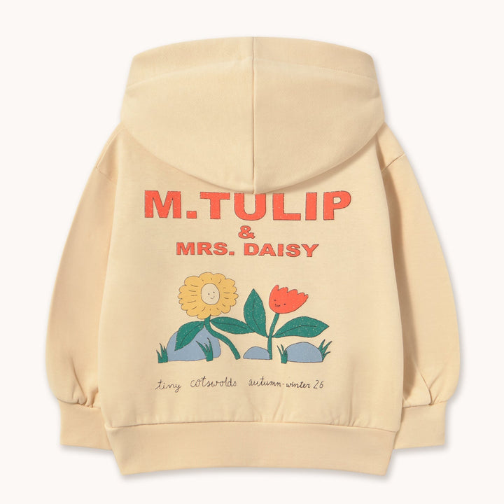 Tiny Cottons Tulip and Daisy Graphic Hoodie back
