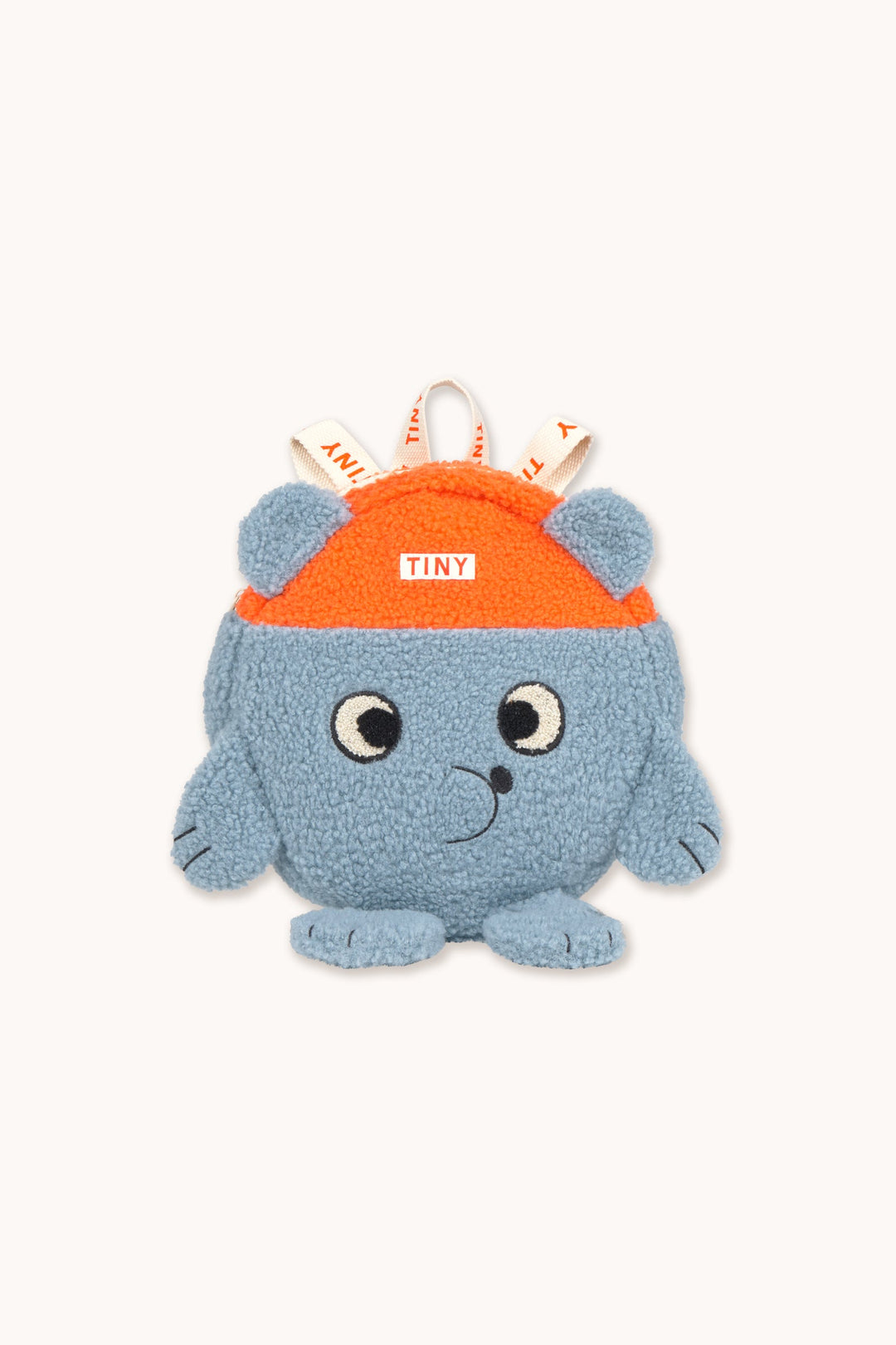 Tiny Cottons Bear Toddler Backpack denim blue
