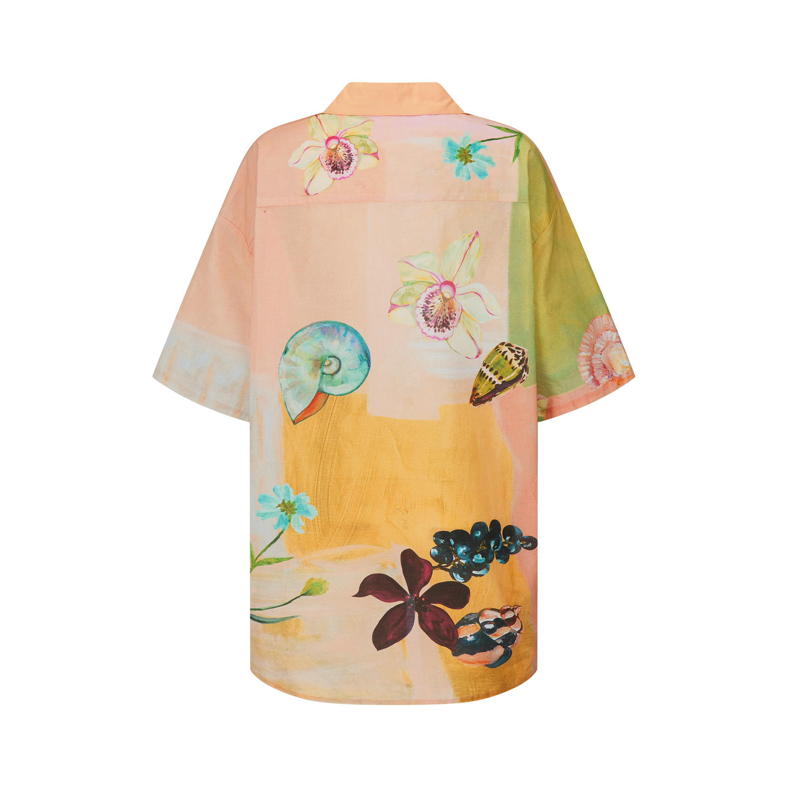 WF X ANNIE EVERINGHAM OVER SWIM SHIRT: PASTEL SEA