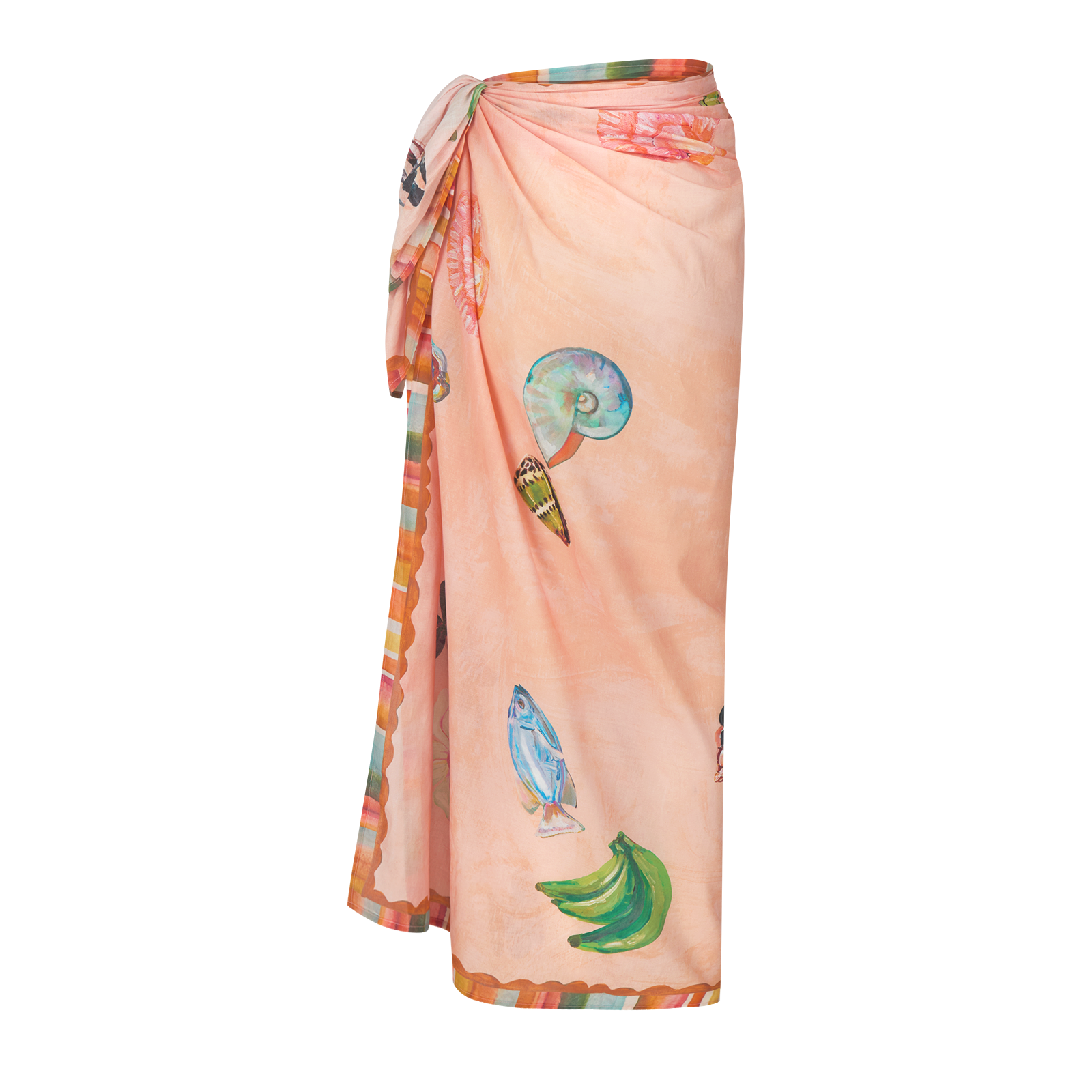 WF X ANNIE EVERINGHAM SARONG: PASTEL SEA