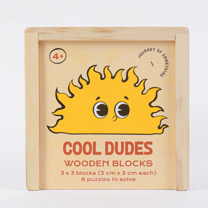 JOURNEY OF SOMETHING COOL DUDES WOODEN BLOCKS