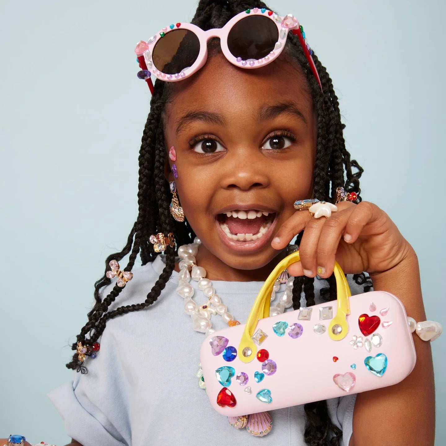 SUPER SMALLS SPARKLE AND SHINE GEMIFY SUNGLASSES & CASE