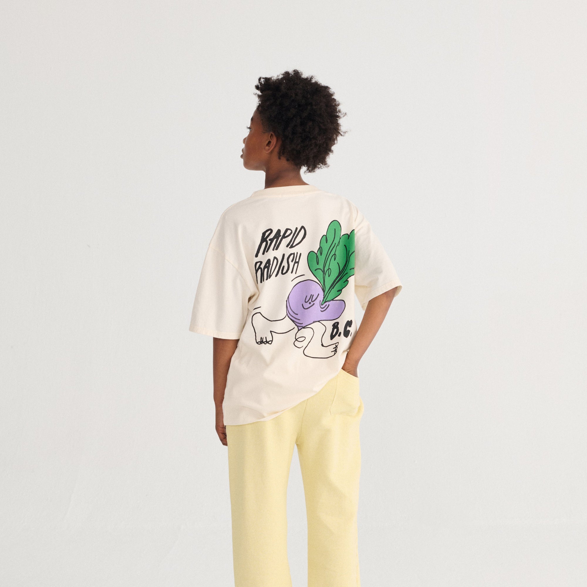 BOBO CHOSES RAPID RADISH OVERSIZED T-SHIRT: OFFWHITE