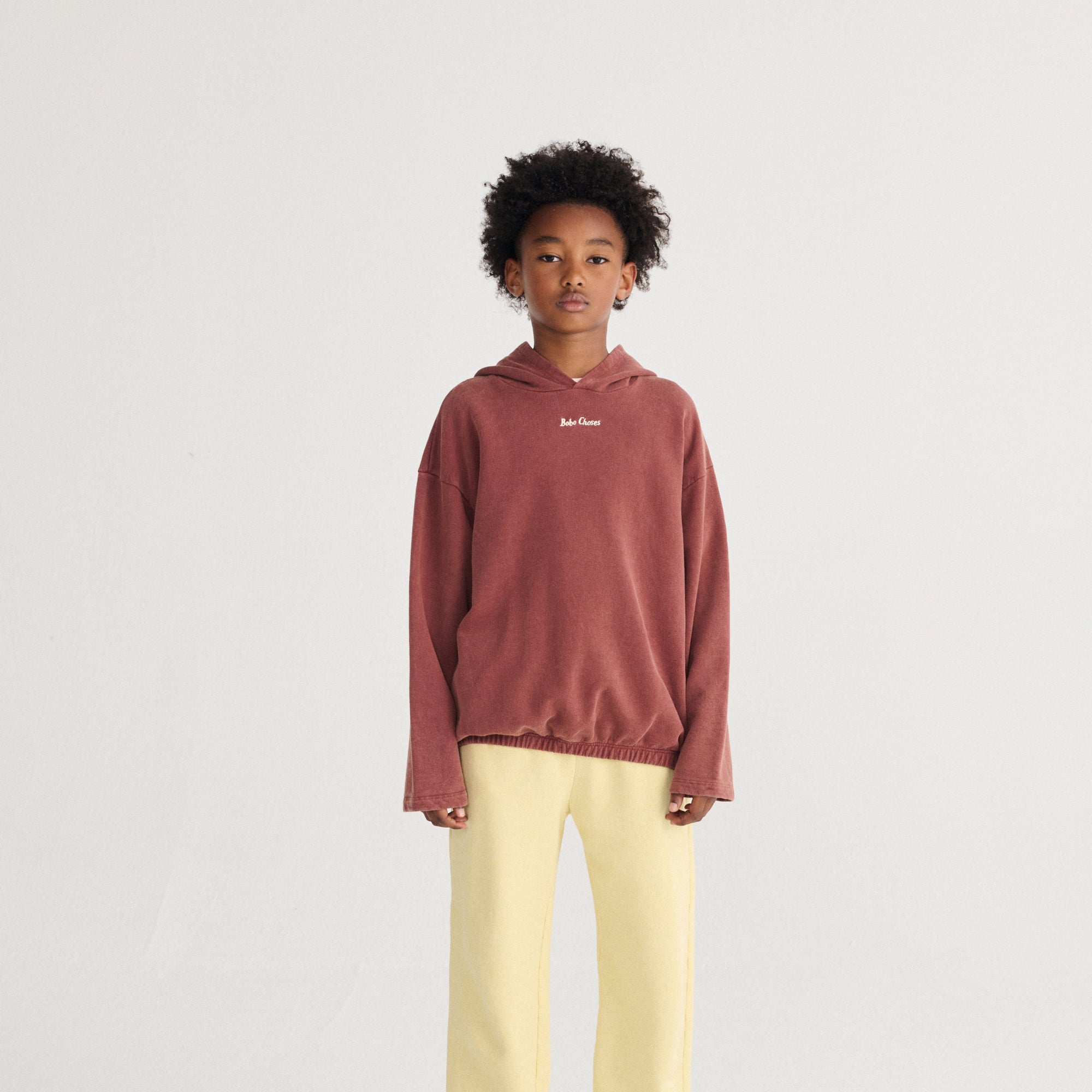 BOBO CHOSES HOODIE: BROWN