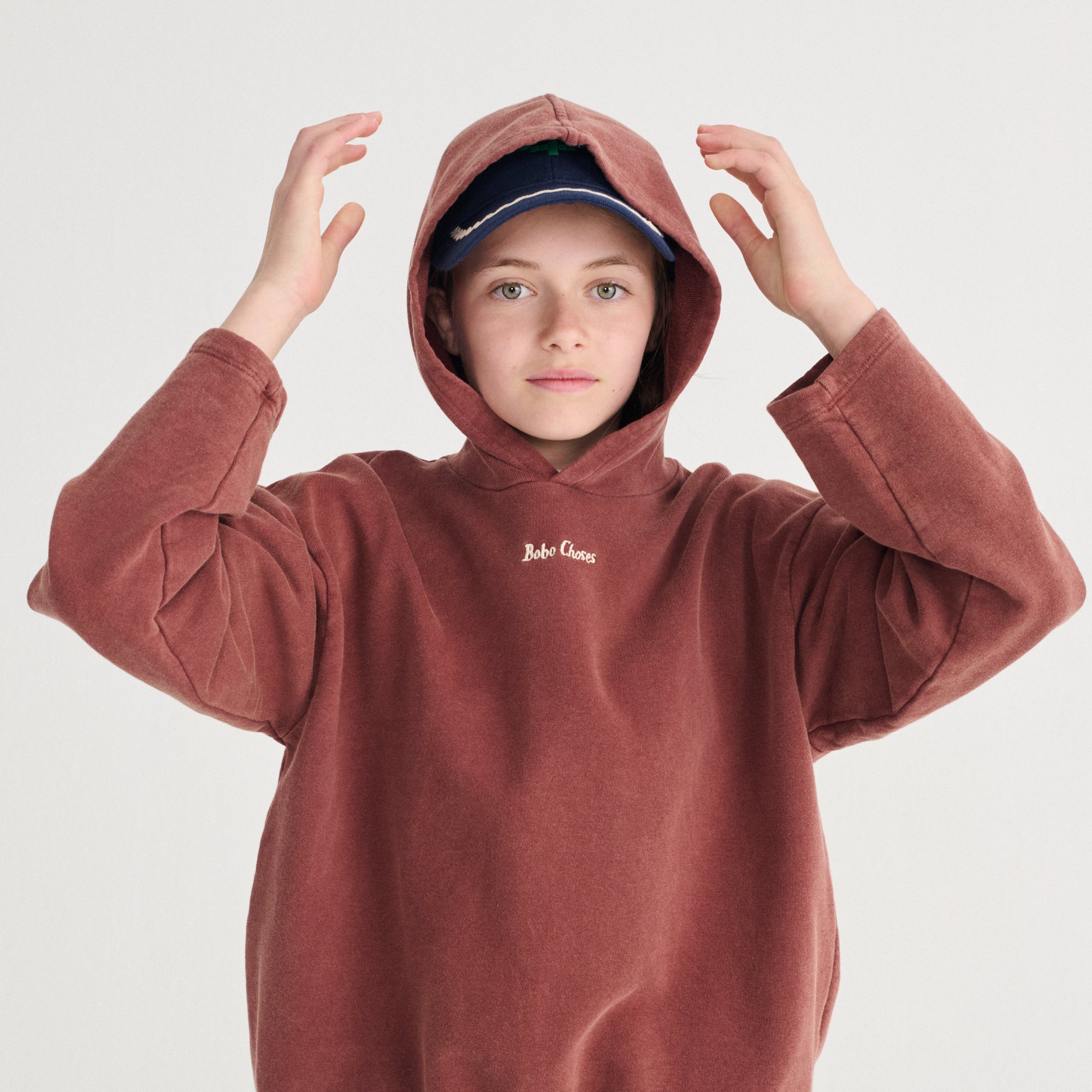 BOBO CHOSES HOODIE: BROWN