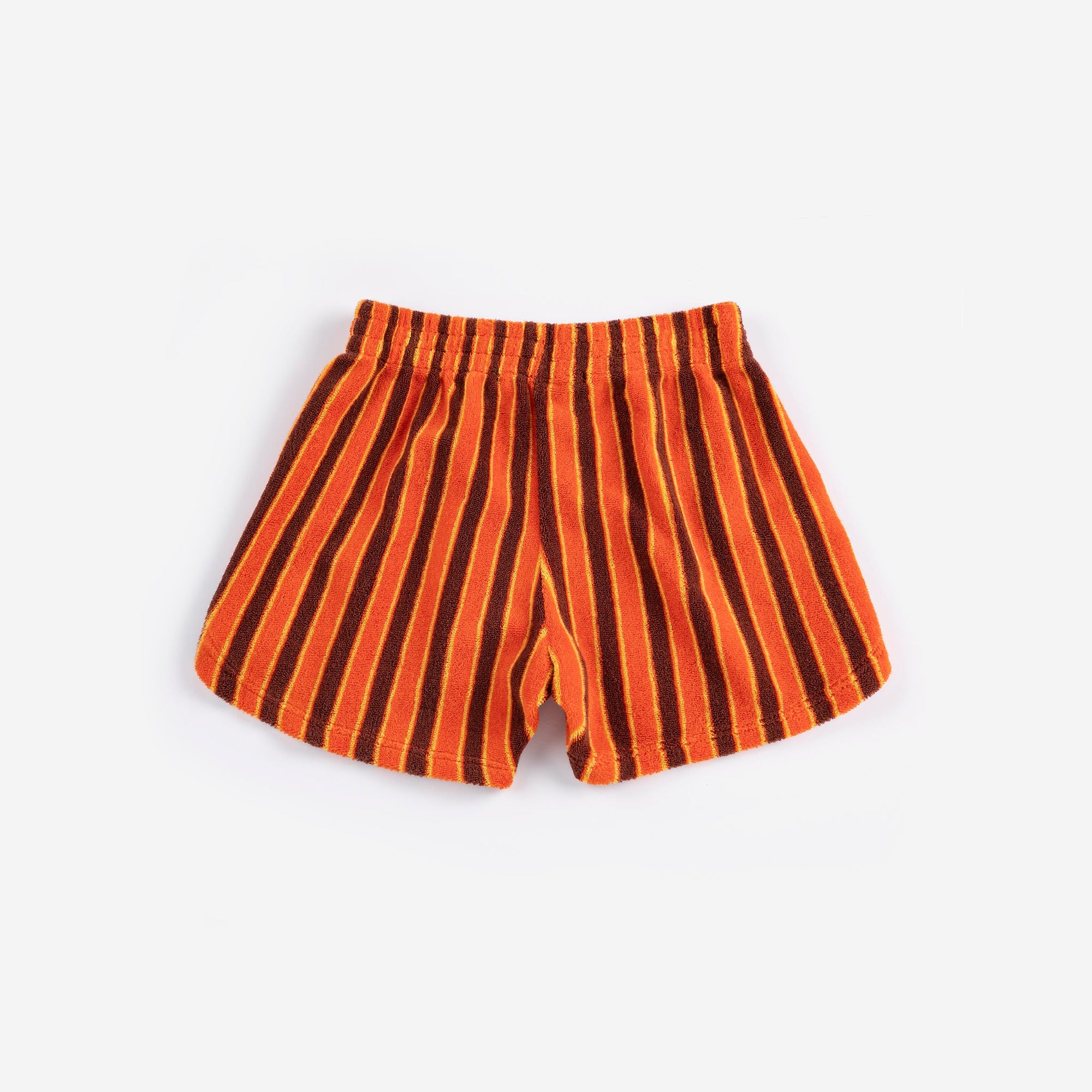 BOBO CHOSES STRIPED BRICK TERRY CLOTH SHORTS