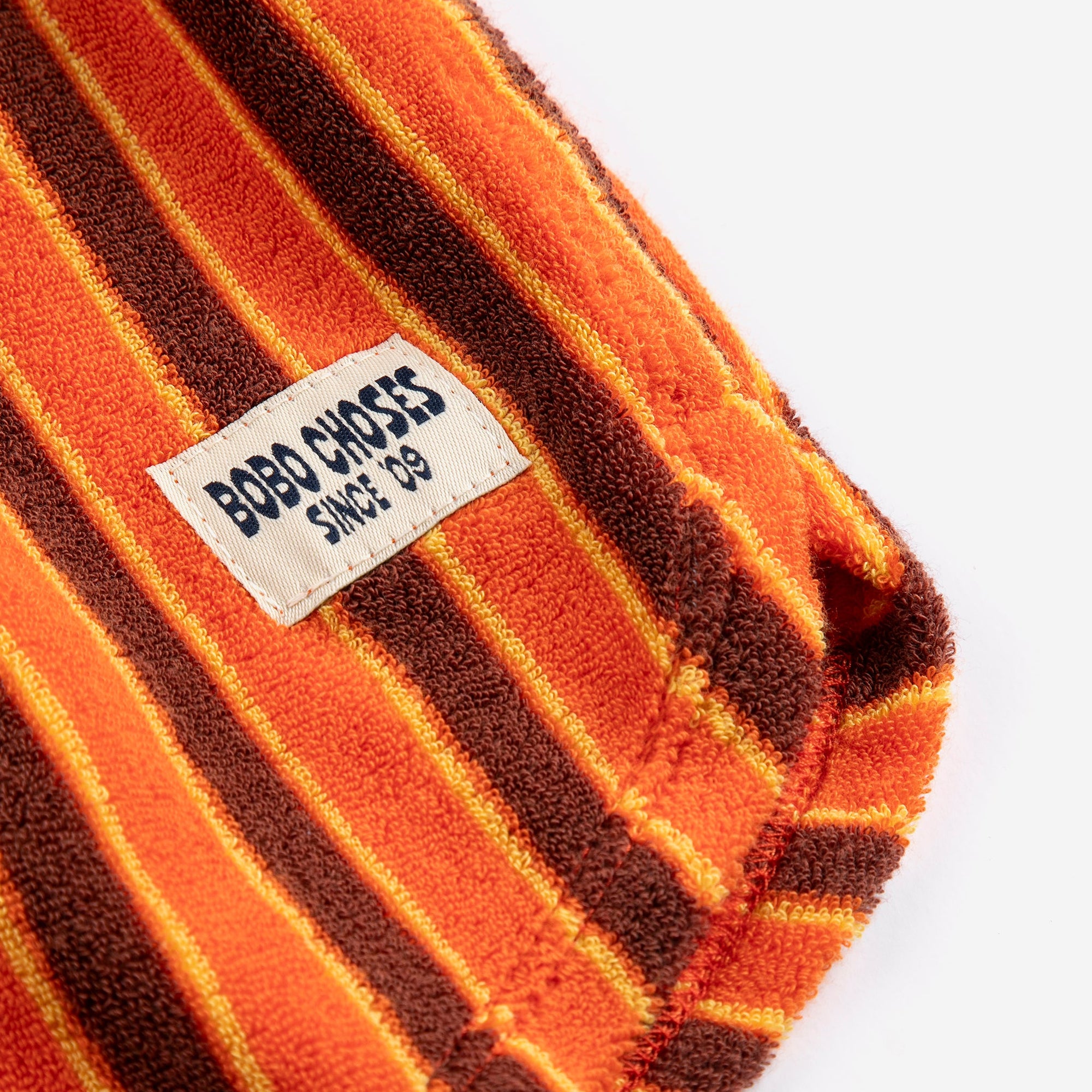 BOBO CHOSES STRIPED BRICK TERRY CLOTH SHORTS